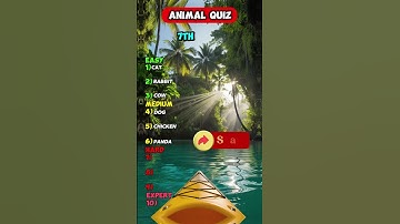 Only real animal lovers will know these animals #animalquiz #animaltrivia #trivia