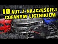 10 aut w których najczęściej cofa się liczniki