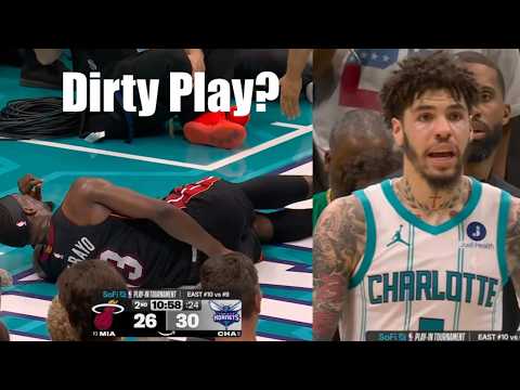 Bam Adebayo Grimaces In Pain After Lamelo Ball Pulls Him To Ground - Doctor Explains