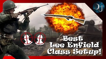 How To Create The Best LEE ENFIELD Class - Call Of Duty (CoD) World War 2 (WWII)