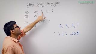 20 Optimal Strategy for a Game