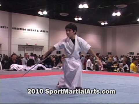 Jacob Pinto - 13 & under traditional weapons grands - 2010 Compete Nationals
