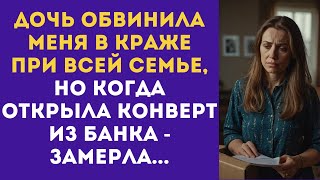 видео: Дочь ОБВИНИЛА меня в краже при всей семье, НО КОГДА открыла конверт из банка, ЗАМЕРЛА... картинка: Дочь ОБВИНИЛА меня в краже при всей семье, НО КОГДА открыла конверт из банка, ЗАМЕРЛА...