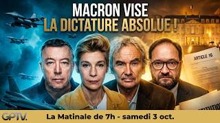 Voici Le Dispositif De Macron Pour Bloquer Le Pays En 2027 Gptv La Matinale