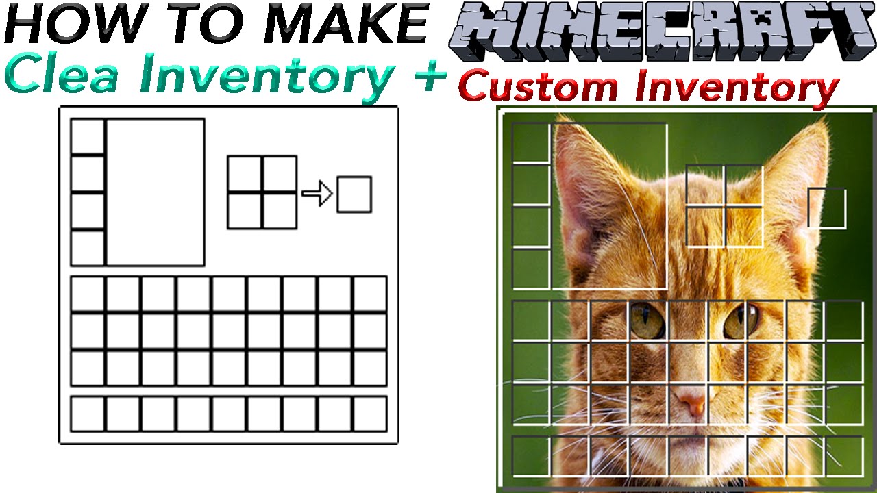 How To Make A Custom Transparent Inventory Custom Textureresource Pack Youtube