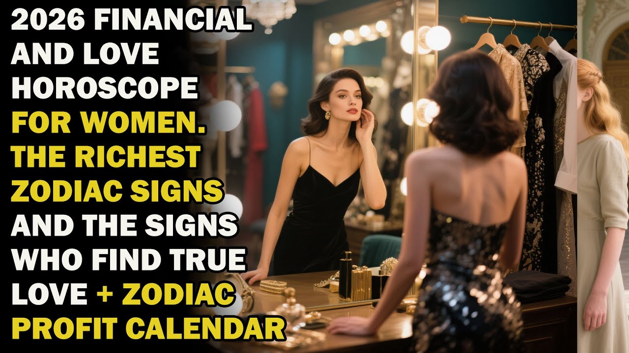 2026 Financial and Love Horoscope for Women. The Richest Zodiac Signs of 2026 + Your Profit Calendar