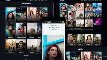 SXT17 - HTML5 Photo Gallery Template - Color Version 1