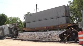 CSX Q124 & Q204 meet Q247 at Decker Siding