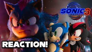 Sonic & Shadow Reacts To Sonic the Hedgehog 3 Official Trailer!