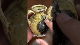 唐代寿州窑点彩执壶跨越千年的美高古瓷名窑口唐代寿州窑点彩执壶跨越