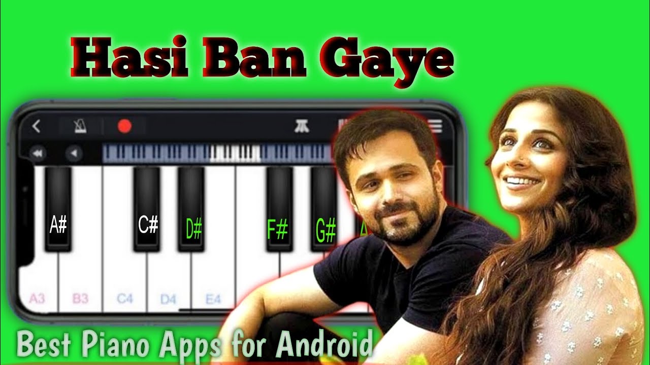 Hasi Ban Gaye Piano Tutorial | easy piano | piano in mobile | - YouTube