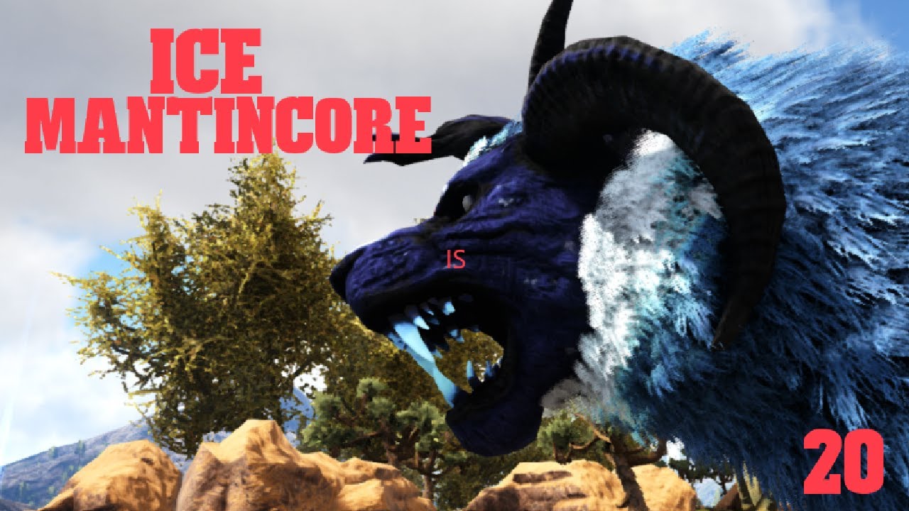 OverhaulDino X Ark Survival Hardcore ICE MANTINCORE IS GAME CHANGER!!