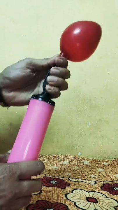 balloon pump use.how to use baloon pump 😀😀😘😘🎈🎈
