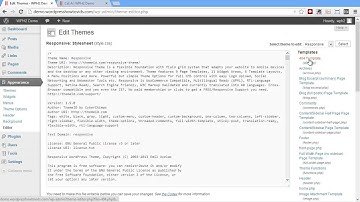 Appearance - Editor - WordPress Basic Training - Video 17