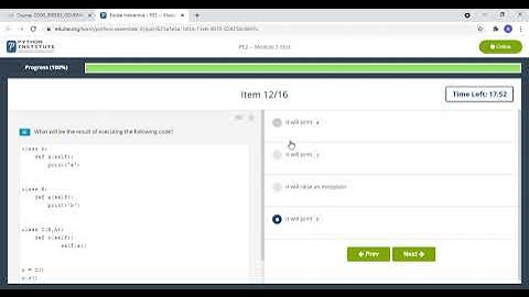 PE2    Module 3 Test_____Answers  | pcap 2| python essentials #cisco