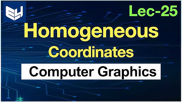 Homogeneous Coordinates | CG | Computer Graphics | Lec-25 | Bhanu Priya