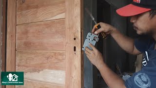 How to install mortise door lock? Paano mag install ng mortise lock? DIY Do it your own