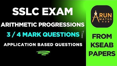 Arithmetic Progression 3 Mark Questions ( V.V Imp )