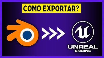 Como Exportar Do BLENDER 3D Para UNREAL 4 | Programar INTELIGÊNCIA ARTIFICIAL | Tutorial Portugues