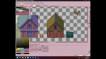 Pixel Art: Drawing the perfect playhouse! 🖌️| Strange Way