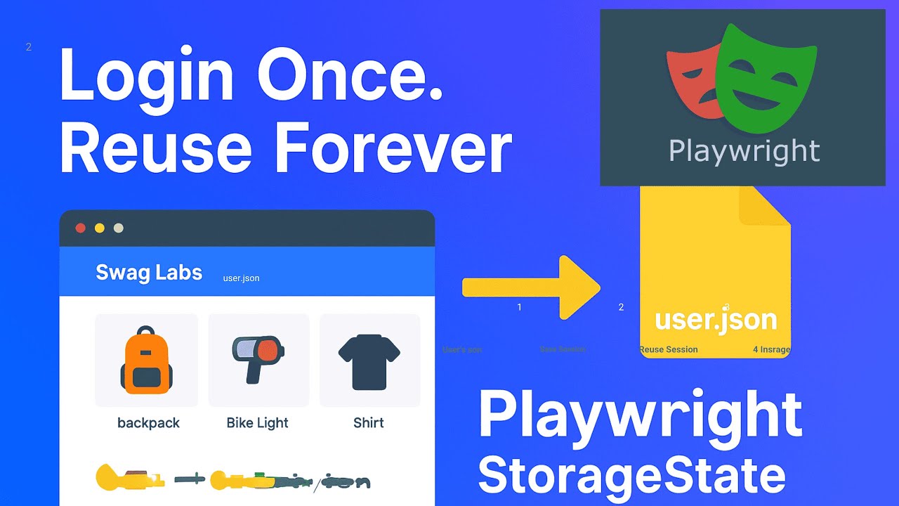 Playwright StorageState Tutorial | Login Once & Reuse Session (No Re ...