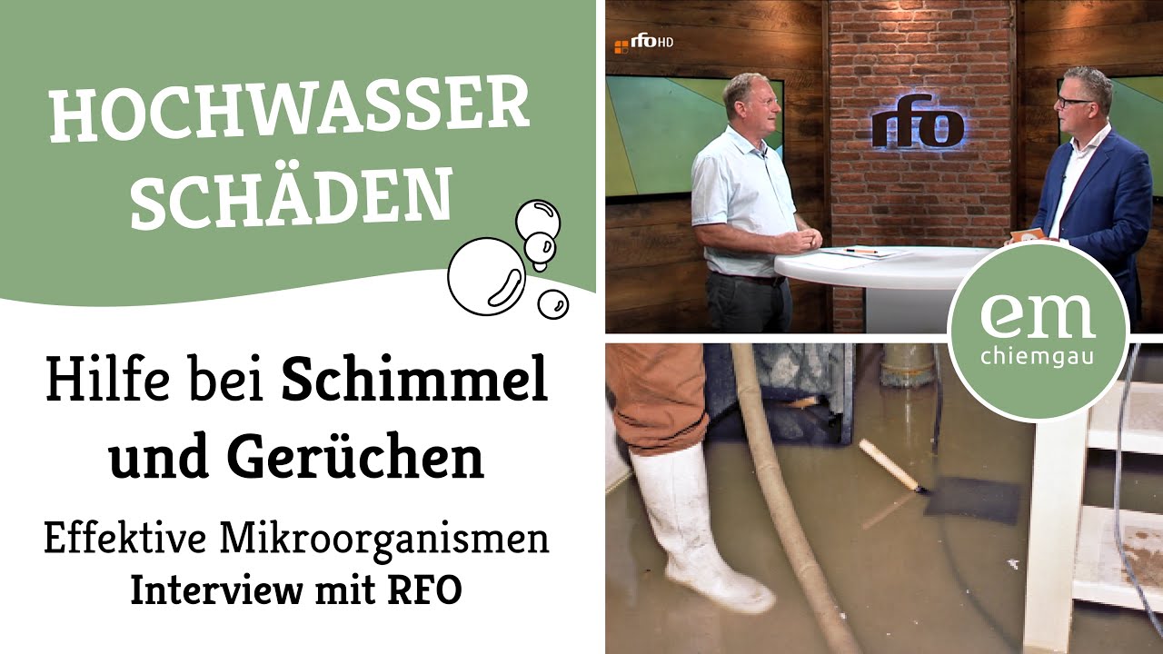 Effektive Mikroorganismen bei Hochwasserschäden · Interview Christoph Fischer | EM-Chiemgau