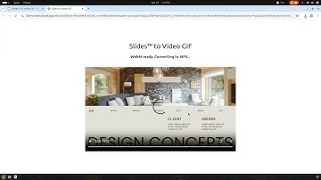 How to convert Google Slides to MP4 WEBM or GIF format?