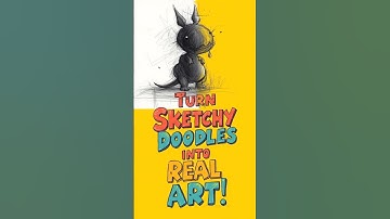 Stick Figure to Pro Art in Seconds | Auto draw AI Tool. #shorts #art #aitools