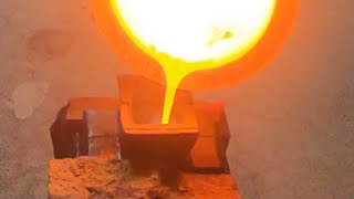 Casting a brass cannon