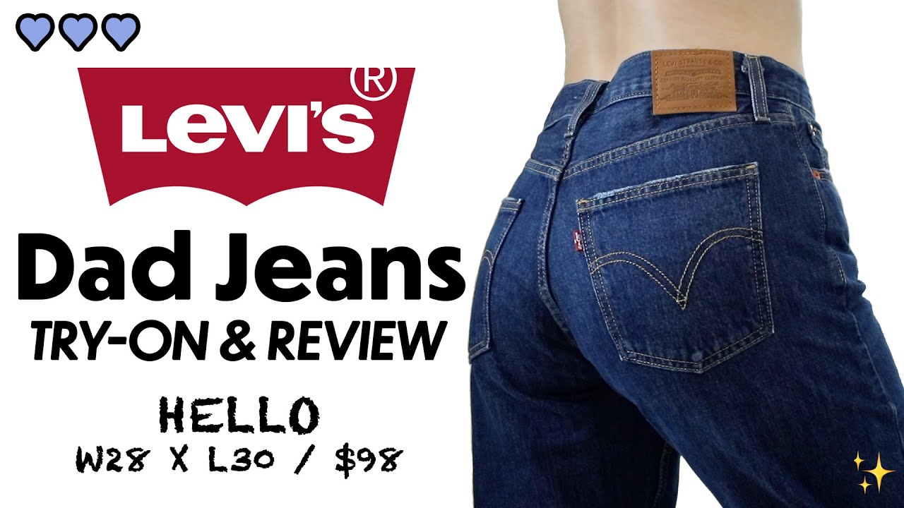 Levi's Dad Jeans Hello Try-On & Review - YouTube