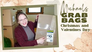Michaels Grab Bags | Valentines and Christmas Michaels Grab Bags from Michaels Craft Store February