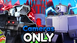 I Used Camera Units ONLY On Endless Mode In Toilet Tower Defense (Roblox)