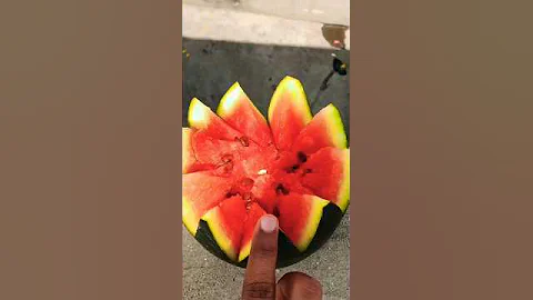 Experiment: Will watermelons explode if they roll down from a tall building?#shorts