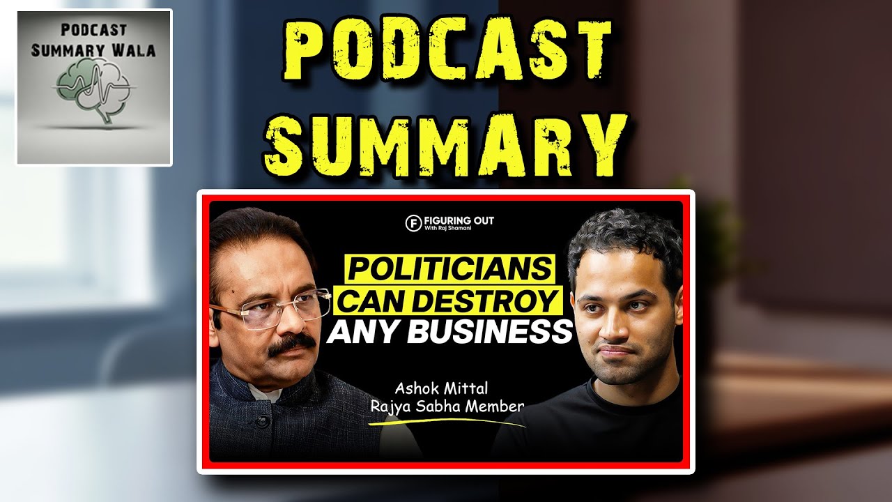 Politicians vs Businessmen | Dr. Ashok Kumar Mittal | Raj Shamani