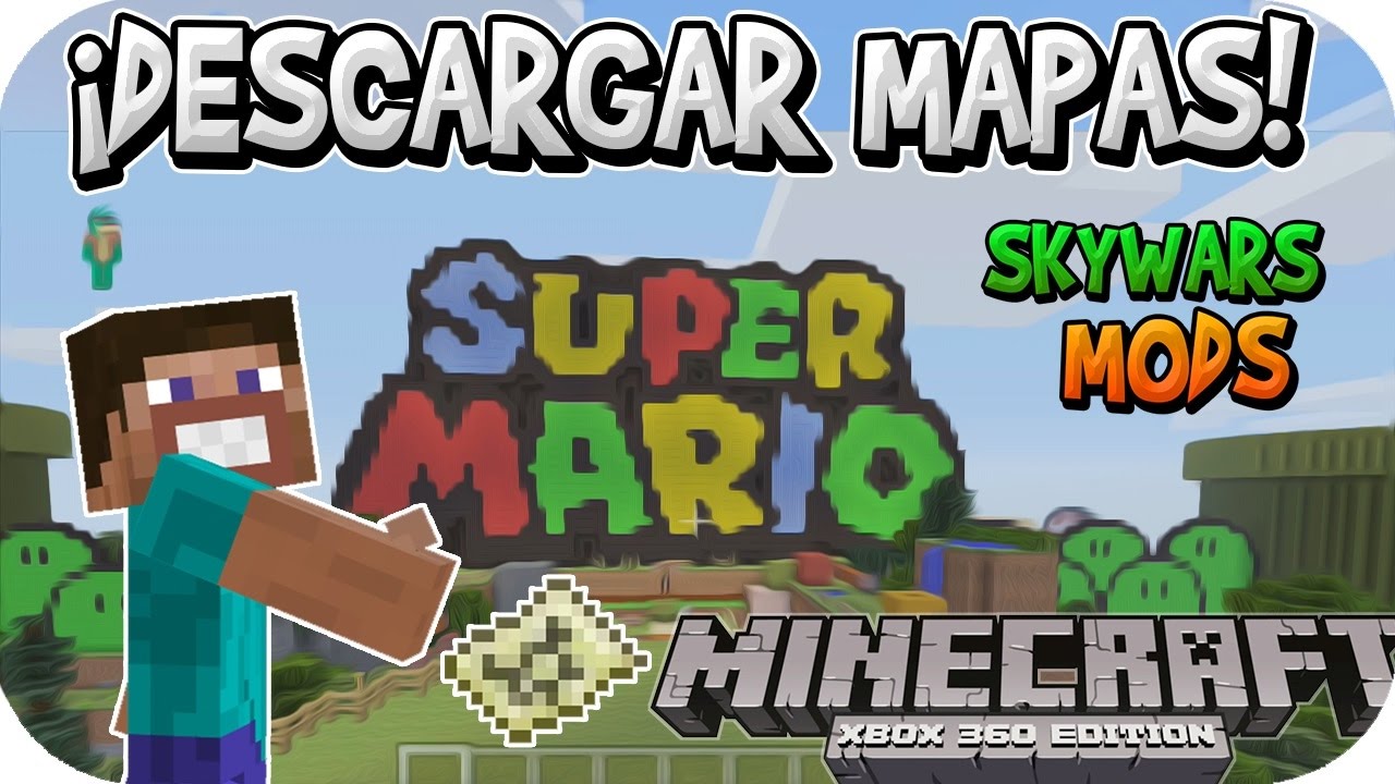 Como Descargar Mapas Para Minecraft De Consola Con Mods Xbox 360 One Ps3 Ps4 Youtube