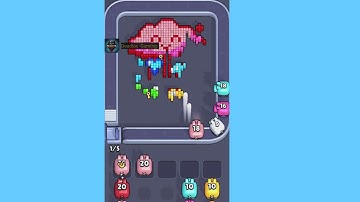 Pixel Flow Level 108. Walkthrough Gameplay