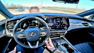 2023 LEXUS RX 500h [ F SPORT+ 371hp ] POV Test Drive | Fuel consumption