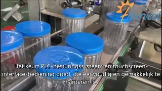 Automatische Tape Sluitmachine Voor Pot Met Dubbele Kop,Tape Wikkelmachine,Flessentape Rond