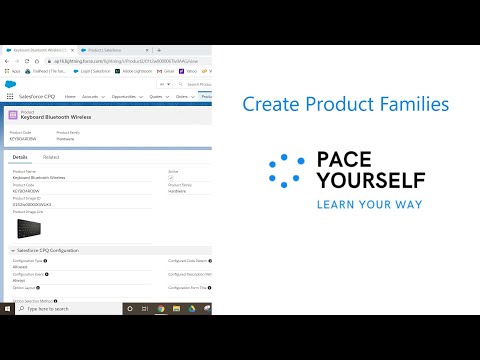 ვიდეო: როგორ შევქმნა პროდუქტის ოჯახი Salesforce-ში?