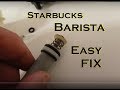 Pump running but No water out of the brew head - Starbucks Barista - Easy FIX