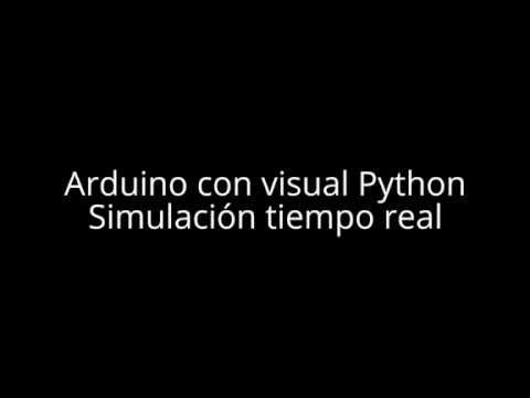 Arduino con visual python,  Simulación en tiempo real con un ultrasonido
