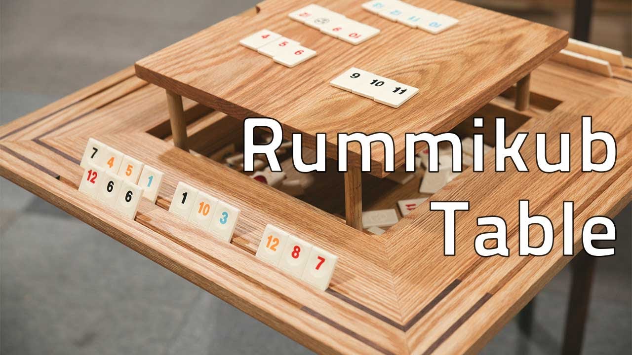 Rummikub Table 루미큐브 테이블 만들기 - YouTube