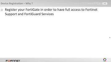 6.1. Device Registration to Fortinet.
