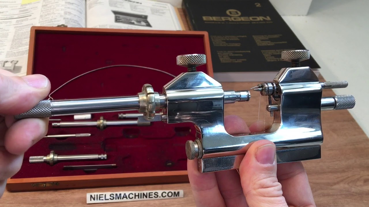 Bergeon Steiner 1235 Jacot Pivot Lathe YouTube