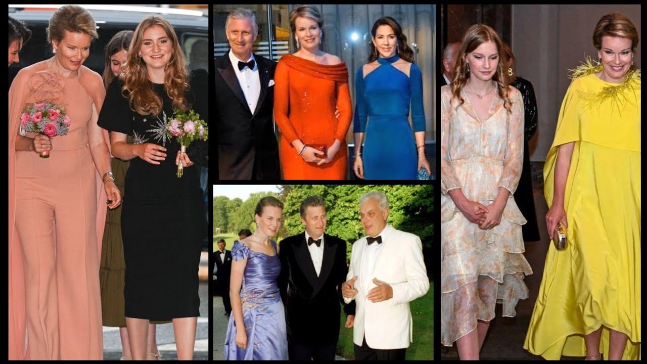 💚❤️🩷Запоминающиеся моменты из жизни бельгийской королевской семьи: королева Матильда и король Филипп