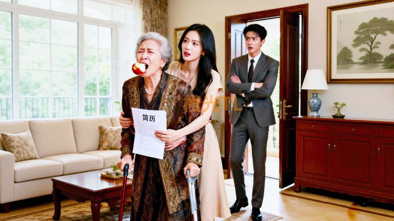 面試保姆的女孩意外救下被噎住的老太太，當場被30w招進門做孫媳，總裁嫌她拜金怎料看見胎記瞬間後悔冷落她！#短劇 #甜寵 #瑪麗蘇 #總裁灰姑娘