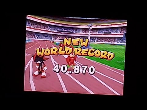 40.87 (PB) Athletics Track 400m dash (Knuckles) Mario & Sonic at the Olympic Games Beijing 2008 (DS)