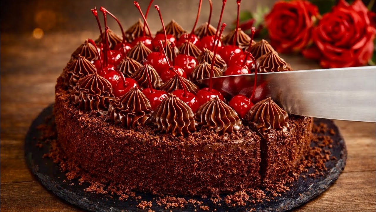 Этот рецепт мне передала подруга из Швейцарии! Это восхитительный шоколадный торт! 🍫🍰