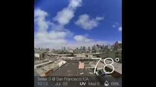 Time-lapse video by BloomSky weather camera 7.3 - San Francisco, CA