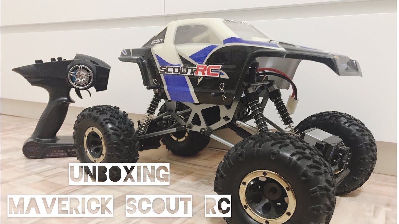 Распаковка краулера Maverick Scout RC 4WD, бюджетно!